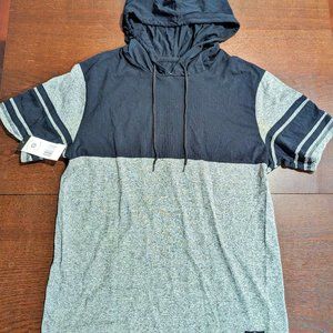 NEW Bklyn Cloth Work Wear Short Sleeve Hoodie Mens L Ultra-Comfort